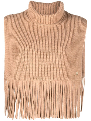 

Chunky-knit fringed vest, SANDRO Chunky-knit fringed vest