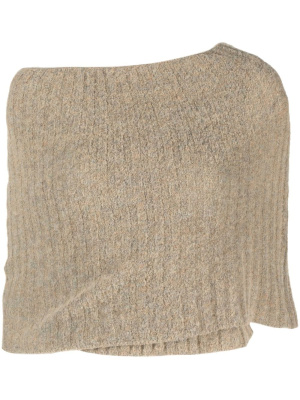 

Clavicle asymmetric wool-blend jumper, Jean Paul Gaultier Clavicle asymmetric wool-blend jumper