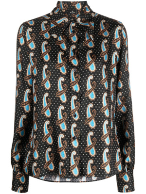

Paisley-print silk shirt, ETRO Paisley-print silk shirt