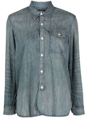 

Denim cotton shirt, Ralph Lauren RRL Denim cotton shirt