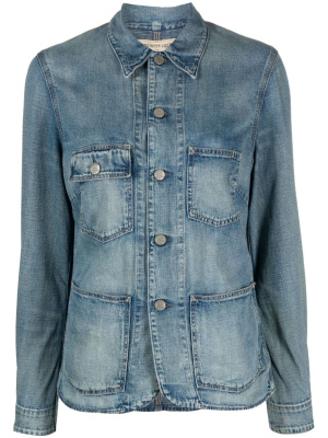 

Skylar washed-denim jacket, Ralph Lauren RRL Skylar washed-denim jacket