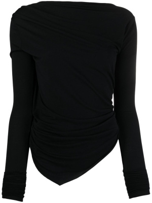 

Open-back twist blouse, Rick Owens Lilies Open-back twist blouse