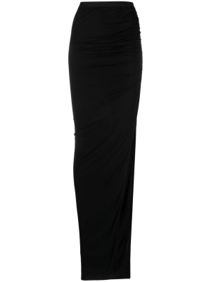 

Draped viscose maxi skirt, Rick Owens Lilies Draped viscose maxi skirt