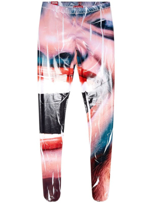 

P-Koll-M1 graphic-print leggings, Diesel P-Koll-M1 graphic-print leggings