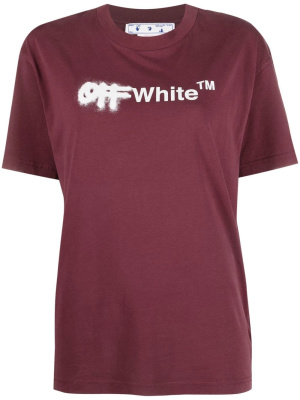 

Logo-print organic-cotton T-shirt, Off-White Logo-print organic-cotton T-shirt