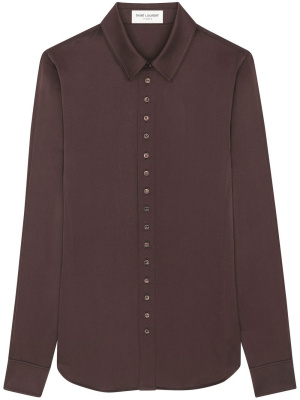 

Long-sleeve silk shirt, Saint Laurent Long-sleeve silk shirt