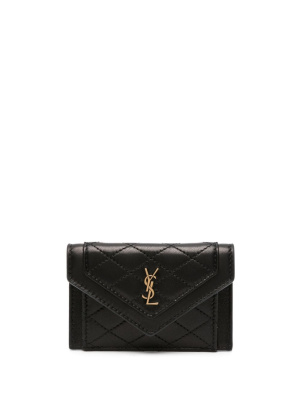 

Gaby leather wallet, Saint Laurent Gaby leather wallet