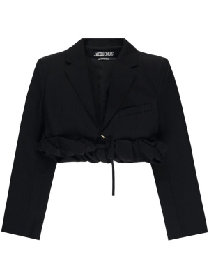 

La Veste Croissant cropped jacket, Jacquemus La Veste Croissant cropped jacket