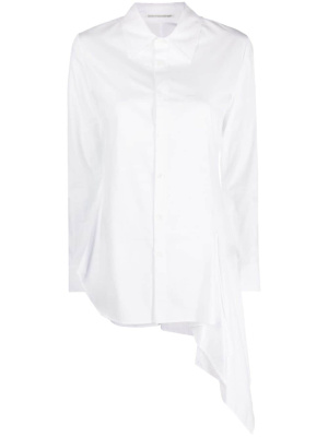 

Asymmetric cotton shirt, Yohji Yamamoto Asymmetric cotton shirt