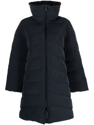 

Funnel-neck quilted padded coat, Emporio Armani Funnel-neck quilted padded coat