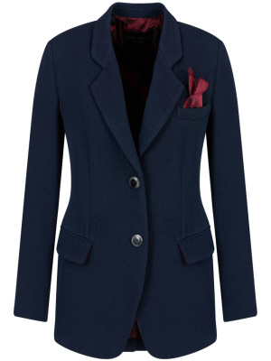 

Notched-lapel single-breasted blazer, Emporio Armani Notched-lapel single-breasted blazer