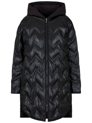 

Quilted zip-up padded coat, Emporio Armani Quilted zip-up padded coat
