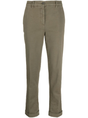 

High-waist gabardine tapered trousers, ASPESI High-waist gabardine tapered trousers
