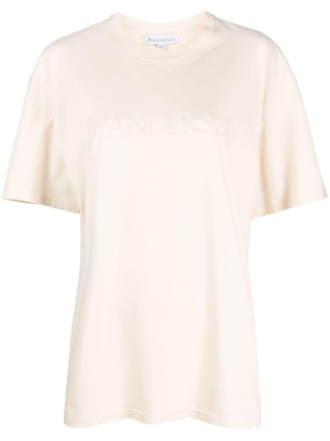 

Logo-embroidered cotton T-shirt, JW Anderson Logo-embroidered cotton T-shirt