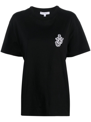 

Anchor-patch cotton T-shirt, JW Anderson Anchor-patch cotton T-shirt