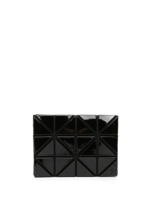 

High-shine faux-leather geometric-design cardholder, Bao Bao Issey Miyake High-shine faux-leather geometric-design cardholder