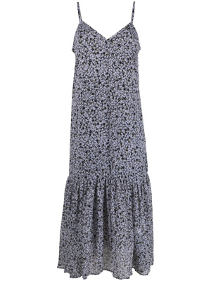 

V-neck floral-print dress, DKNY V-neck floral-print dress