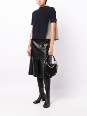 

Suiting Bonding contrasting-panel top, Sacai Suiting Bonding contrasting-panel top