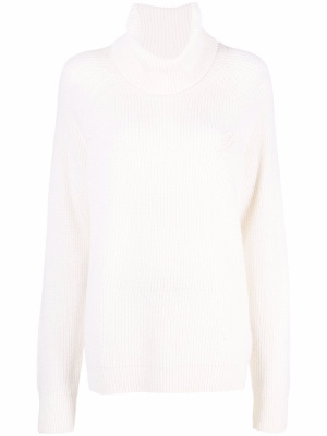 

Appliqué-logo knitted jumper, Karl Lagerfeld Appliqué-logo knitted jumper