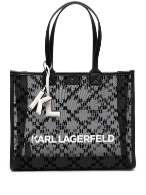 

Logo-print tote bag, Karl Lagerfeld Logo-print tote bag