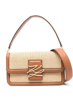 

K/Autograph raffia bag, Karl Lagerfeld K/Autograph raffia bag
