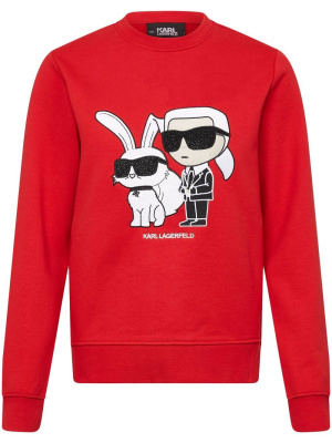 

Karl Choupette embroidered sweatshirt, Karl Lagerfeld Karl Choupette embroidered sweatshirt