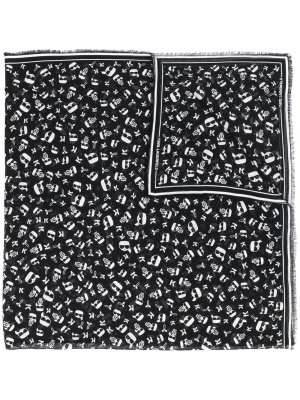 

K/Ikonik logo print scarf, Karl Lagerfeld K/Ikonik logo print scarf
