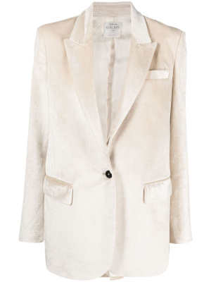 

Single-breasted velvet blazer, Forte Forte Single-breasted velvet blazer