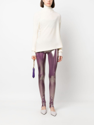 

High-shine stretch leggings, Forte Forte High-shine stretch leggings
