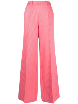 

Stripe-jacquard wide-leg trousers, Forte Forte Stripe-jacquard wide-leg trousers