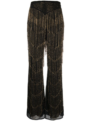 

Bead-embellished high-waisted trousers, Forte Forte Bead-embellished high-waisted trousers