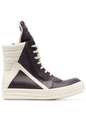 

Geobasket high-top leather sneakers, Rick Owens Geobasket high-top leather sneakers