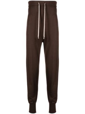 

Knitted cashmere-blend track pants, Rick Owens Knitted cashmere-blend track pants