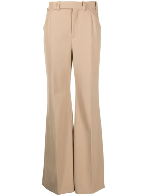 

Flared off-centre fastening trousers, Chloé Flared off-centre fastening trousers