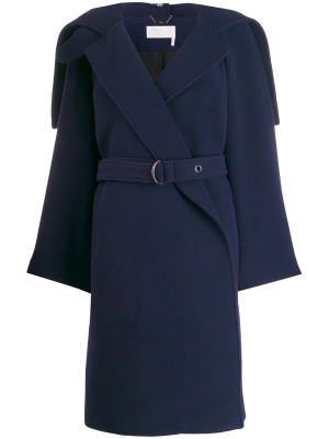 

Wrap-front belted coat, Chloé Wrap-front belted coat