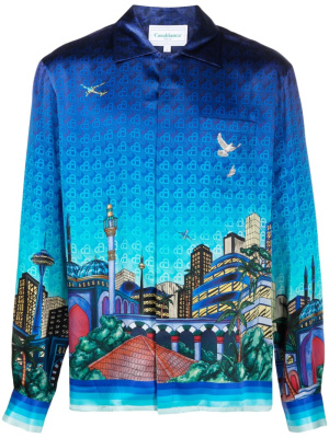 

The Night View silk shirt, Casablanca The Night View silk shirt