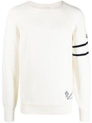 

Logo-patch crew-neck jumper, Moncler Logo-patch crew-neck jumper