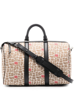 

X Palm Angels logo-print jacquard holdall, Moncler X Palm Angels logo-print jacquard holdall