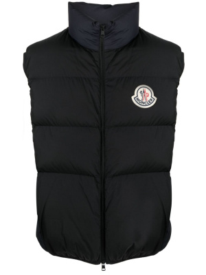 

Almaz logo-patch puffer gilet, Moncler Almaz logo-patch puffer gilet