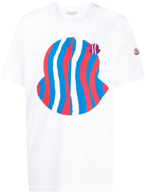 

Logo-print detail T-shirt, Moncler Logo-print detail T-shirt