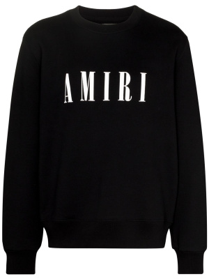 

Logo-print cotton sweatshirt, AMIRI Logo-print cotton sweatshirt