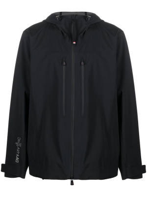 

Logo-print sleeve hooded jacket, Moncler Grenoble Logo-print sleeve hooded jacket