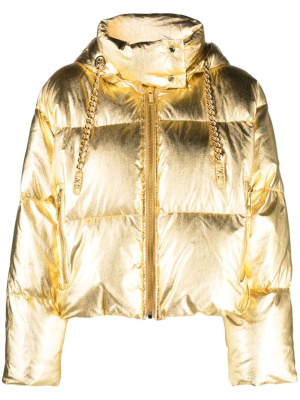 

Metallic puffer jacket, Michael Michael Kors Metallic puffer jacket