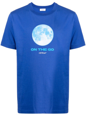 

On The Go Moon cotton T-shirt, Off-White On The Go Moon cotton T-shirt