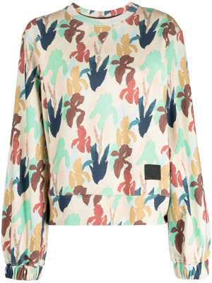 

Floral-print cotton sweatshirt, Paul Smith Floral-print cotton sweatshirt