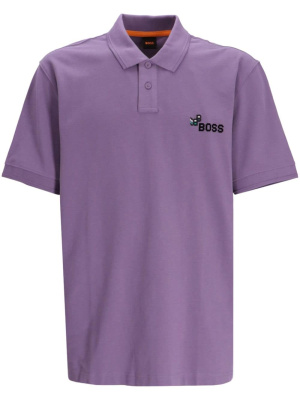 

Logo-patch cotton polo shirt, BOSS Logo-patch cotton polo shirt