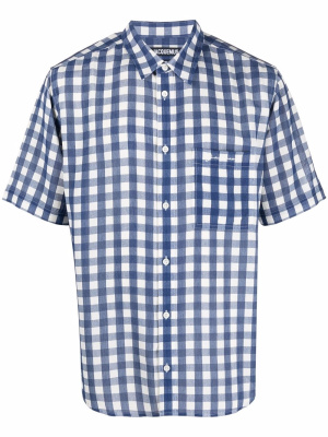 

La chemise Jean checked bowling shirt, Jacquemus La chemise Jean checked bowling shirt