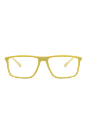 

Logo-plaque square-frame glasses, Emporio Armani Logo-plaque square-frame glasses