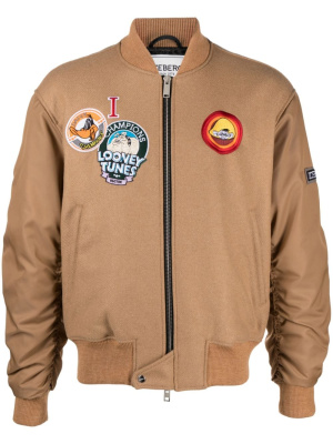 

Cartoon-patches bomber jacket, Iceberg Cartoon-patches bomber jacket