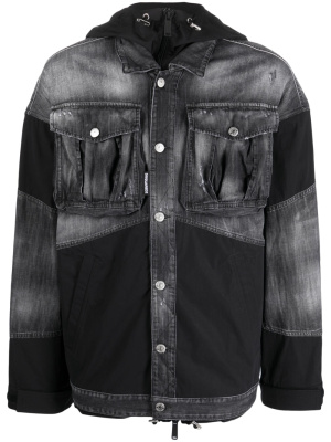 

Hooded denim jacket, Dsquared2 Hooded denim jacket